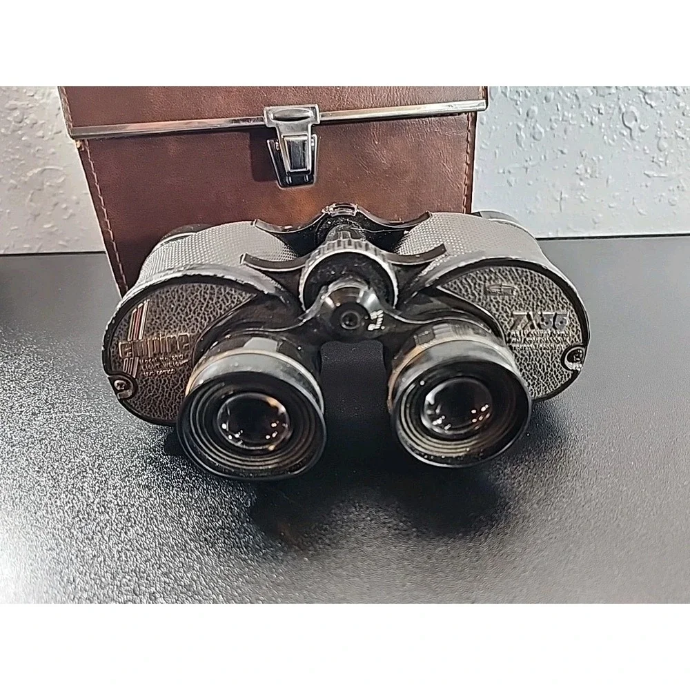 Vintage EMPIRE Model 270 7x35 Fast‎ Focus Binoculars With Case Work Great